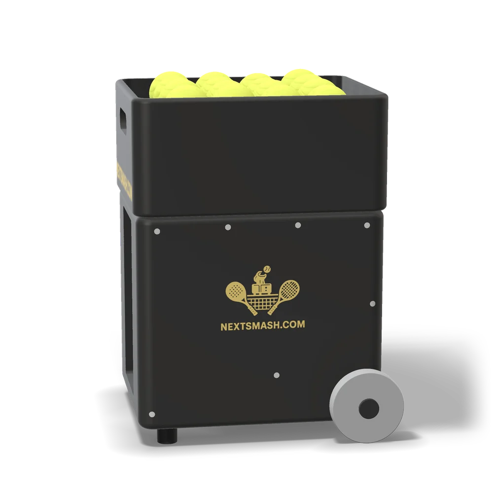 De Basic van NextSmash, zijkant met logo (3D-weergave)